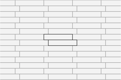Art Brick tégla rakási minta